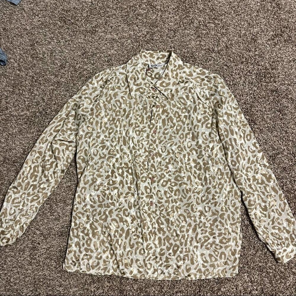 Vintage leopard matching set